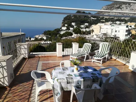 A centrally located house with a breathtaking view of the Island.