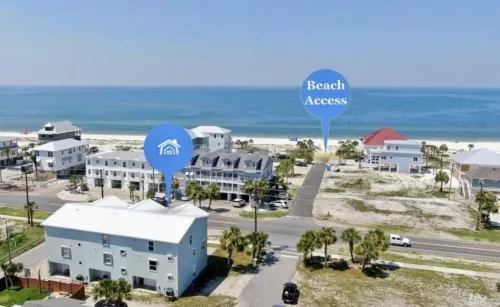 The Sea Pony - 3Bd 3BTH Gulf View Home 1 Block to White Sands of Mexico Beach