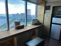 Atlantic City’s spectacular beachfront direct ocean view from the 27th floor.