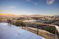 Beautifully Renovated Yellow Union Pacific Caboose, Tehachapi Overlooking Cable