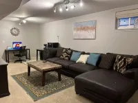 Entire walkout basement near shopping and dining Hotels in Thornton