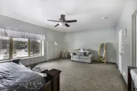 Quiet country getaway with STUNNING VIEWS, 4 bedrooms, 3 1/2 bath, large garage.