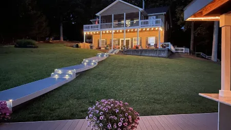 Best Dock on LKG, 7 Bedrooms, 2 Kitchens, 4 Bath, 2 OPEN Boat Slips