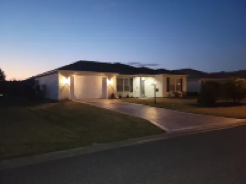 Our home is located in a great location between Brownwood and Lake Sumter Hotels in The Villages