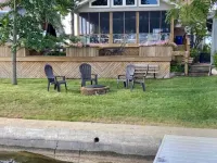 Large 2 Story Lake Home Hotels in Fulton County