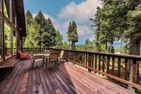 Spacious Mountain Cabin with Views, Deck, Second Living Area, New Hot Tub