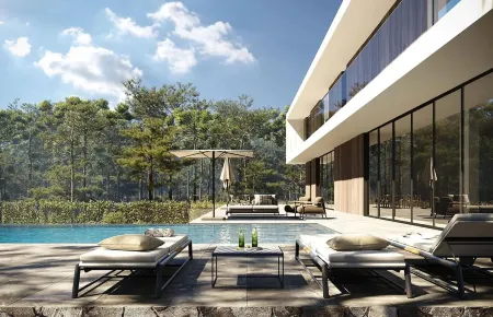 Brightwater by Rove Sauna Pool Outdoor Spaces