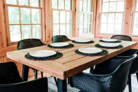 Modern Pondside Retreat W/ Hot tub