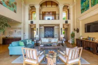 Elegant Mediterranean-Style Mansion with Beachfront Views and Private Infinity Pool - 4-Star