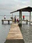 Waterfront 3 Bedroom House, San Leon Tx with Private Fishing Pier Blue Crab Casa Hotel a San Leon