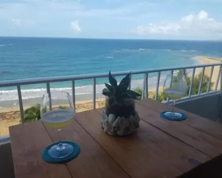 Luquillo beachfront apt., beautiful ocean view! Hotels in Luquillo