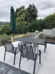 Vacation apartment with distant views and sunset from your own terrace.