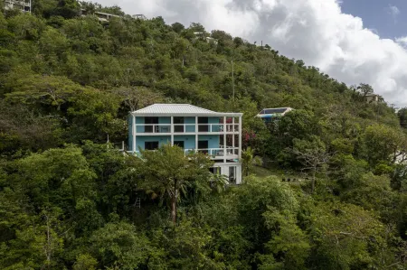 OWNERS' QUARTERS on the top of the house at AQUA VILLA ST. JOHN