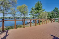 Spacious Lakefront New Auburn Home w/ Sunroom - parking