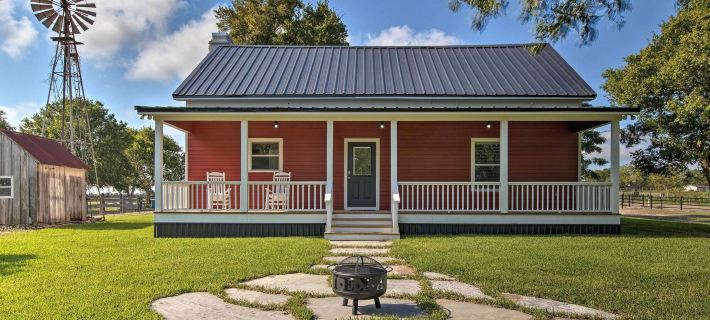 Peaceful Schulenburg Farmhouse w/ Fire Pit & Games Hotels in Fayette County