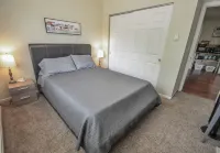 Charming first floor 2-bedroom apartment. All private with patio.