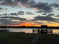 The Trusty Trout - 5 bedroom house w/ lighted pier on Caney Creek in Sargent, TX