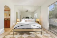 Pool Hot Tub Yard Games Chic Midcentury Design Painted Sand by AvantStay Hotels in Bermuda Dunes