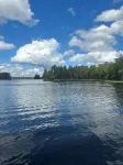 Total privacy, private beach, one of a kind full log home