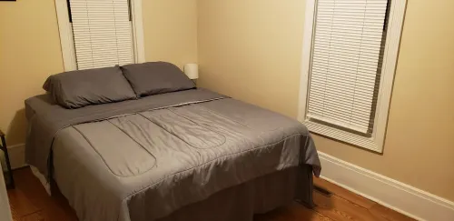 Cozy cabin with WiFi, hot tub, lake access, and AC in charming Whitehall.