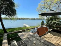 Lakefront Home on Gages Lake Hotels in Gages Lake