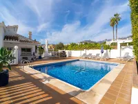 Luxury villa with jacuzzi and sea views