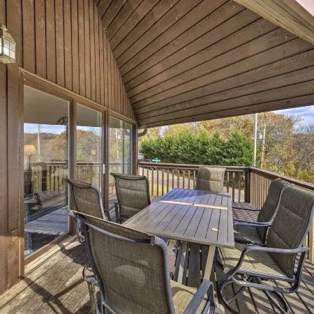 Deck & Mtn Views: 'Fain Chalet' in Kingsport