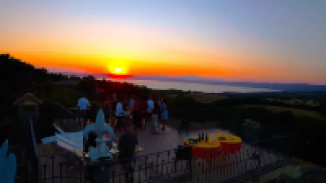 Villa on Top of a Hill with an Enchanting View of Lake Bolsena