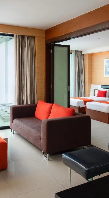 สวีทรอยัลที่มีวิวทะเลสองห้องนอน