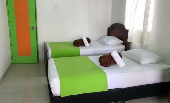 Room in Guest Room - Room with 1 Double Bed and 2 Single Beds