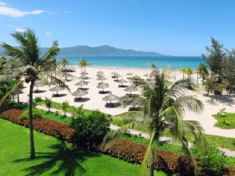 プライベートビーチ フラマ リゾート ダナンの写真