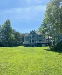 Large Lux Waterfront Home on 9 Acres with Sandy Beach and Beautiful Sunsets