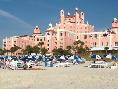 DIRECTLY ON BEACH - ST PETE BEACH  PASS-A-GRILLE  - Awesome Sunsets from Balcony Hotels near Pass A Grille Dog Beach