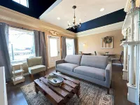 The DOWNTOWN LOFT, on the square, across from Piedmont University, sleeps 4.