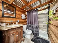 Tiny House Farm Stay with Outdoor Kitchen, Private Deck & Shared Pool