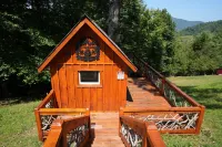 Fainting Goats! Luxe Retreat + 270° Long-Range Views Near Asheville, NC