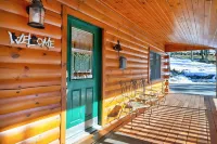 Incredible Views! Stunning log home w/ wrap around deck and covered porch