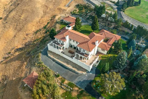 10,000+sq ft Chateau on 11 acres w/ 6 bedrooms, theater, game room + privacy