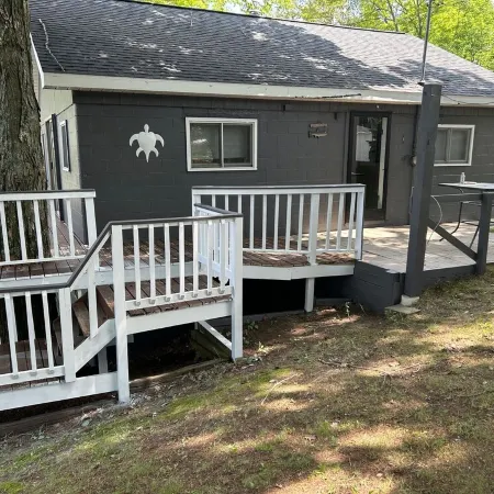 Cozy Cottage in Glennie MI on All Sports North Lake with Deck, Dock & Firepit.