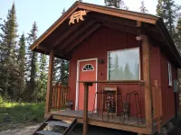 Casey’s Bear Den is a cozy cabin near Johnson Lake and the Kasilof River Hotels in Cohoe