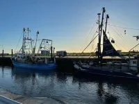 Cozy vacation apartment with dike view in Wremen Hotels in Wurster Nordseekuste