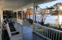Beautiful House and Yard, Stunning View, 120' Lakefront, Covered Front Porch