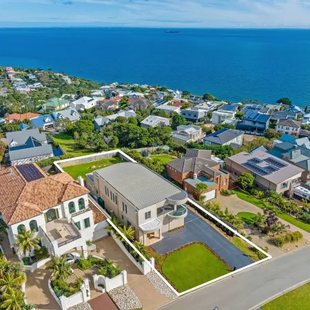 Cliffside Castle with Bay and City Views