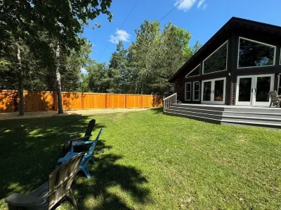 Beautiful remodeled retreat on tranquil North bay of Bone Lake.