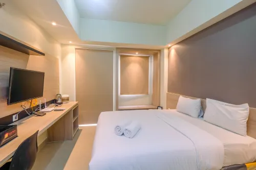 New Furnished with Cozy Stay @ Studio Mustika Golf Residence Apartment Hotels in North Cikarang