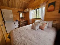 Charming 2-bedroom tiny cabin hot tub camp fire