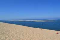 PYLA SEA VIEW VILLA 150m2 ROCHER OF 5 BEDROOMS 250m PLAG