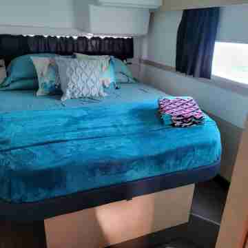 44-foot Luxury Catamaran "SeAtitudes" at Grande Anse Beach in Grenada. Rooms