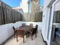 Castaway Cottage in Trevone with parking and very close to the Sandy Beach.