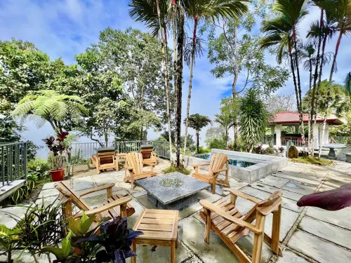 A tranquil Balinese-inspired jungle oasis